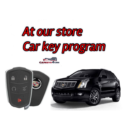 At our store oem refurbished Cadillac car key replacement