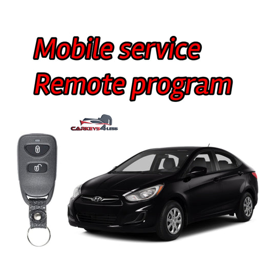 Mobile service for an aftermarket remote program