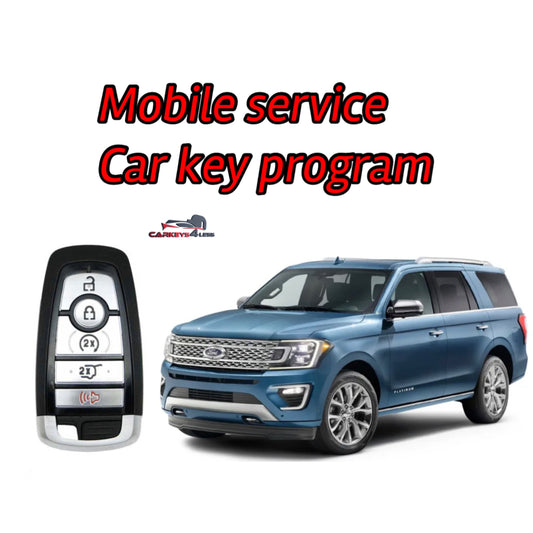 Mobile service for an aftermarket ford smart key replacement