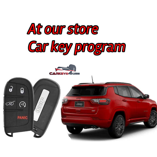 At our store oem refurbished car key replacement for jeep