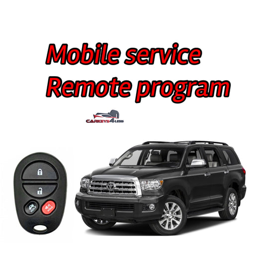 Mobile service a wɔde yɛ Toyota remote a wɔde besi ananmu