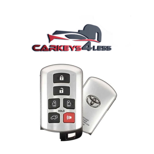 2011-2020 Toyota Sienna / 6-Button Smart Key / PN: 89904-08010 / HYQ14ADR (OEM Refurb)