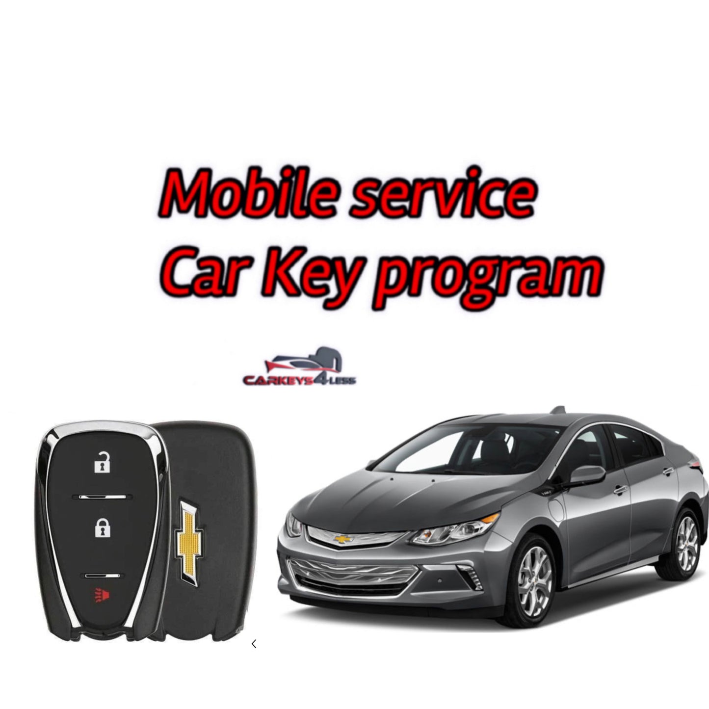 Mobile service for an oem refurbished Chevrolet car key replacement
