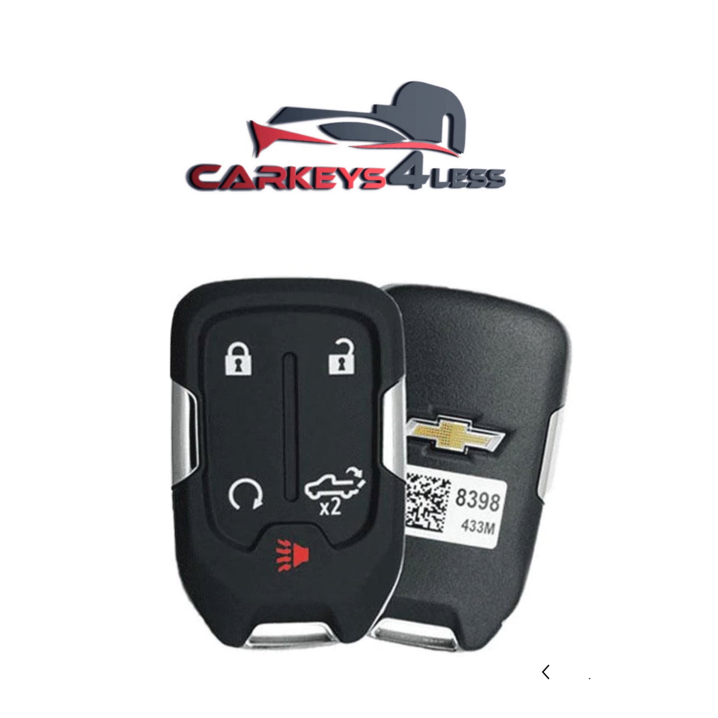 2019- 2021 Chevrolet Silverado / 5-Button Smart Key / Tailgate / PN: 13508398 / HYQ1EA (434 Mhz) (OEM Refurb)