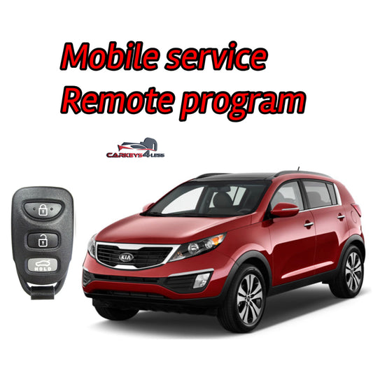 Mobile service for an aftermarket kia remote