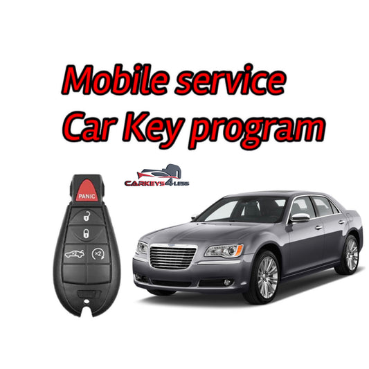 Mobile service car key replacement for dodge jeep chrysler