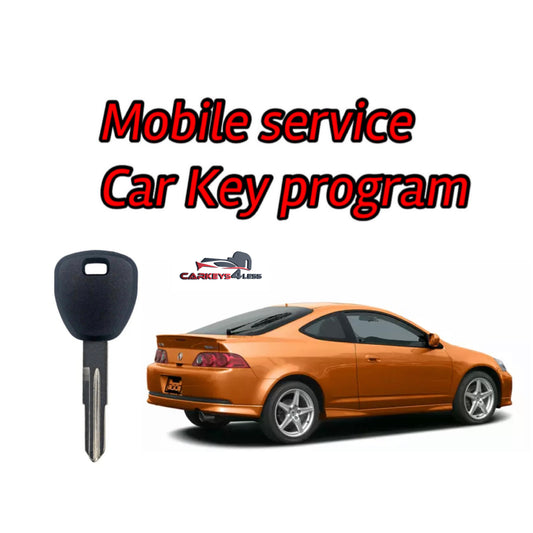 Mobile service car key replacement for honda/acura and program