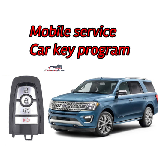 Mobile service for an aftermarket ford smart key replacement