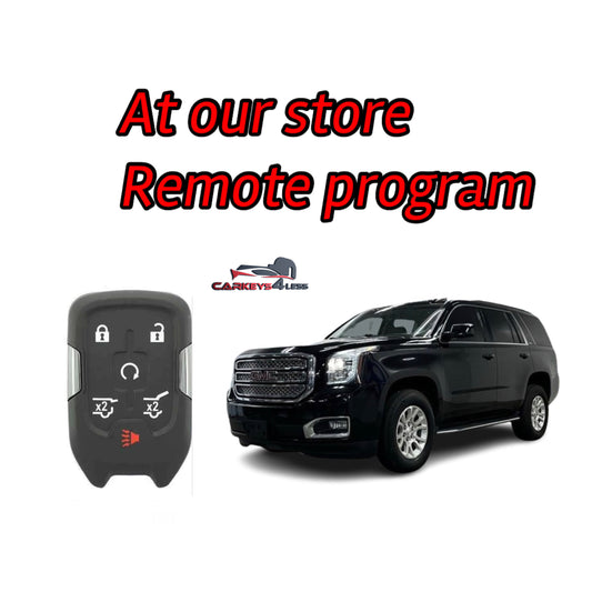 At our store for an aftermarket chevy/gmc car key replacement