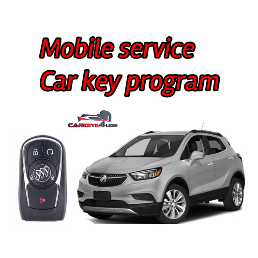 Mobile service for a buick car key repair