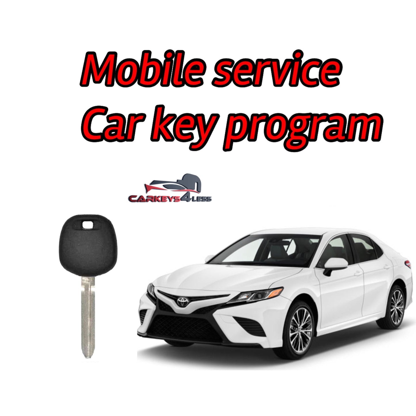 Mobile service for a Toyota car key replacement