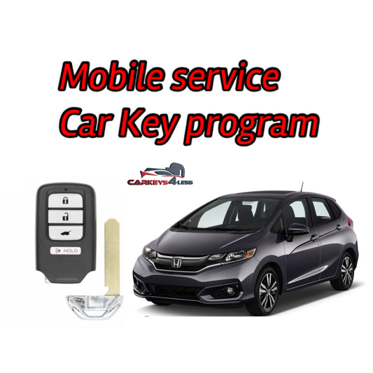 Mobile service for honda car key replacement