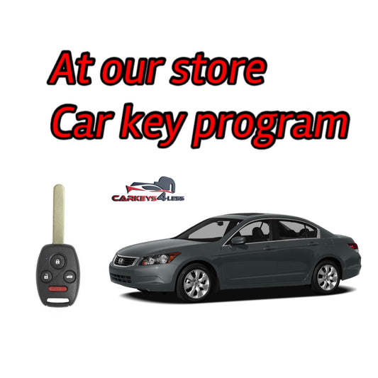 At our store honda remote key replacement aftert