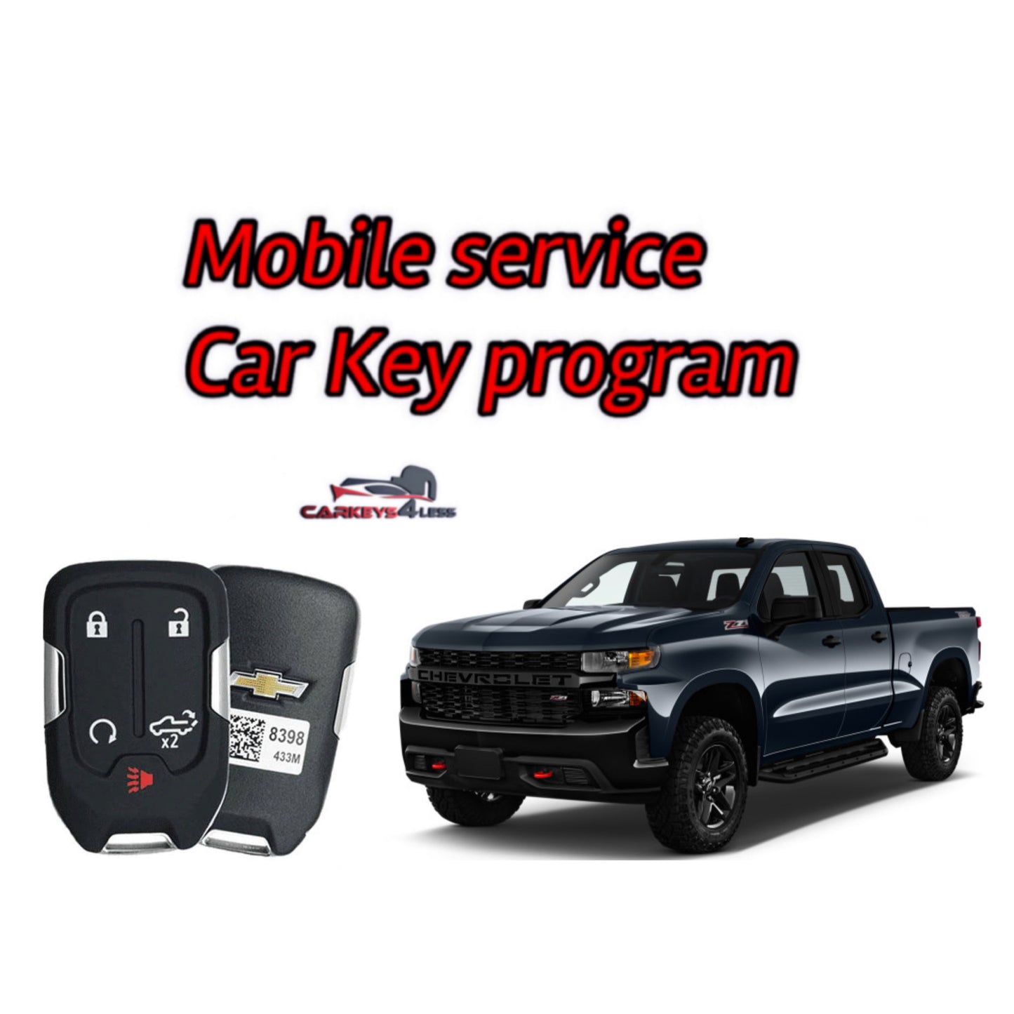 Mobile service for a chevy Silverado oem car key replacement