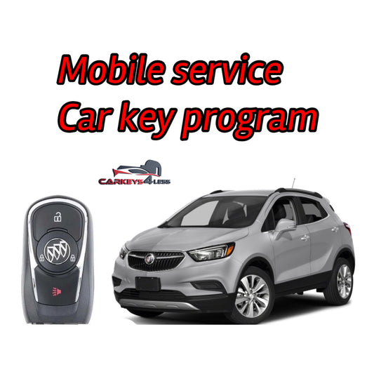 Mobile service for a buick car key repair