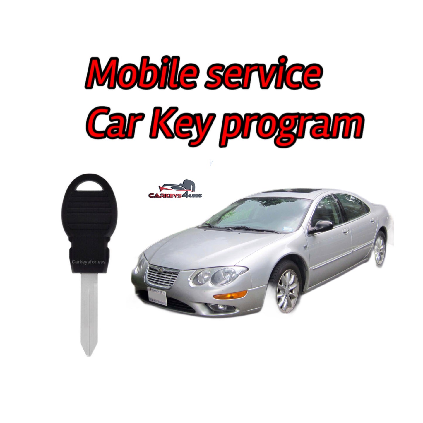 Mobiele diens vir dodge/Chrysler/jeep motor sleutel vervanging alle sleutels verlore of spaar