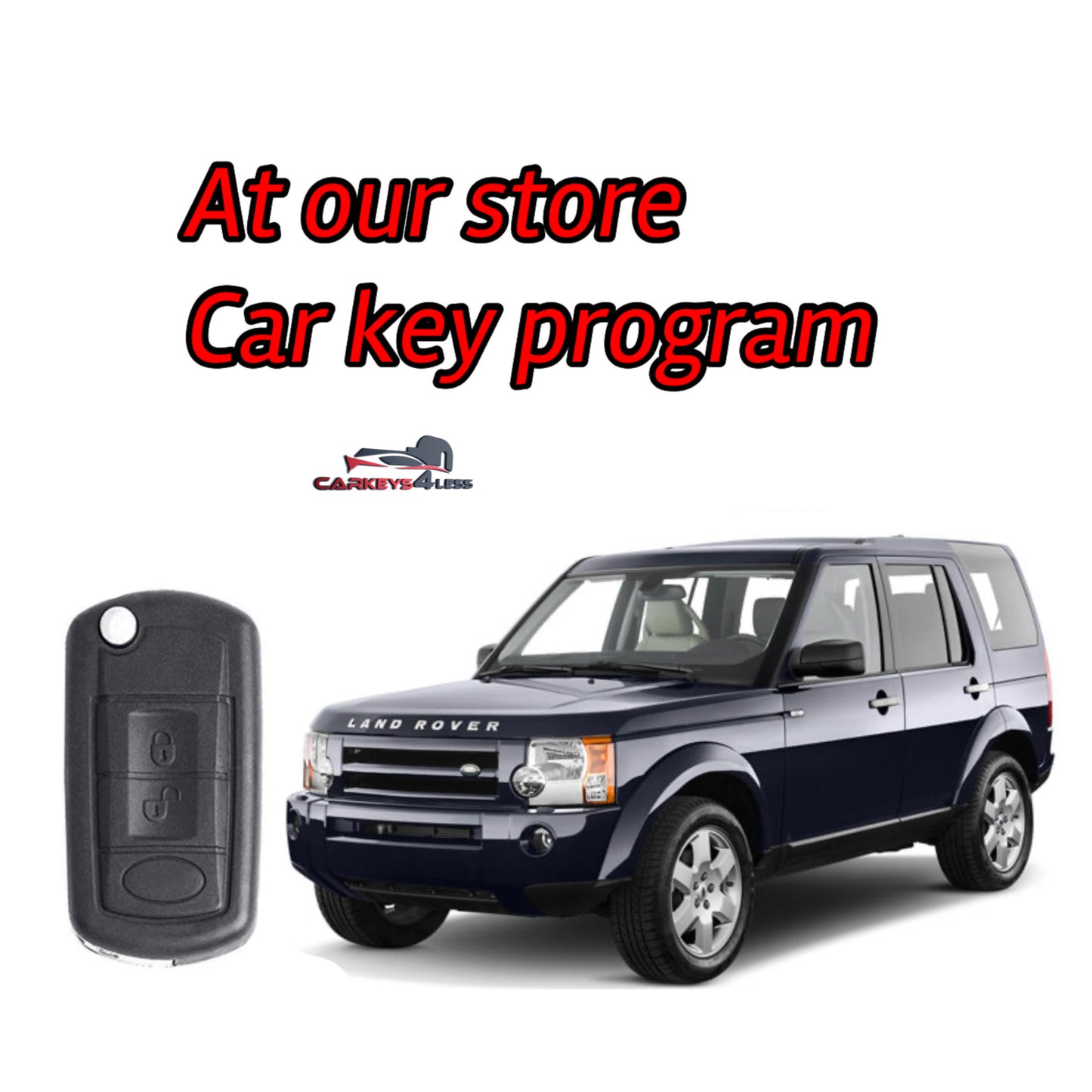 At our store car key replacement for land rover