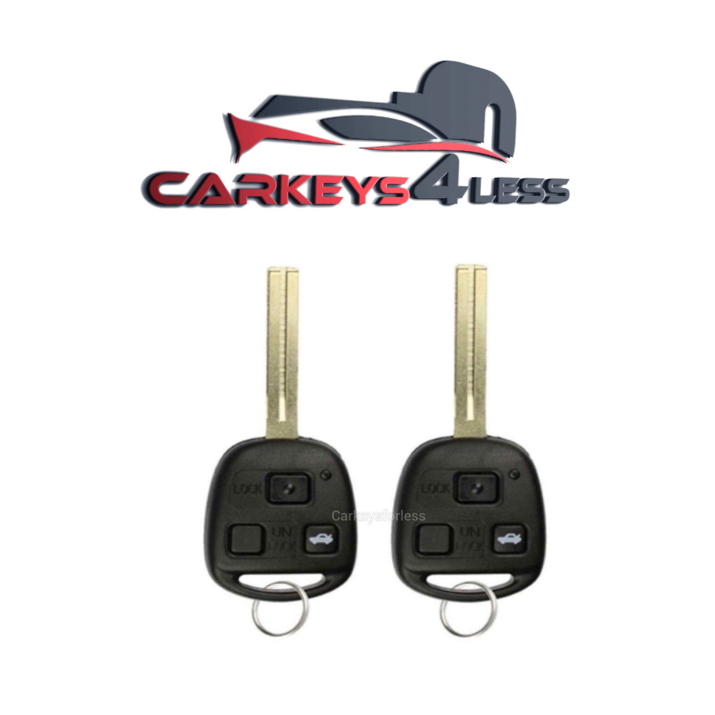 2pc Lexus Remote Head Key