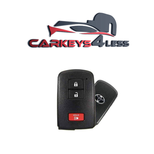 2012-2021 Toyota Prius RAV4 / 3-Button Smart Key / PN: 89904-52290 / HYQ14FBA-0020 (OEM Refurb)