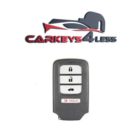 2013-2015 Honda Accord Civic / 4-Button Smart Key / PN: 72147-T2A-A01 / ACJ932HK1210A (AFTERMARKET)