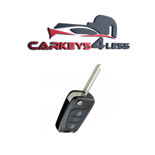 2010-2012 Kia Soul / 3-knoppie Flip Key / PN: 95430-2K250 / NY0SEKSAM11ATX (AM11MY) (NAMARK)