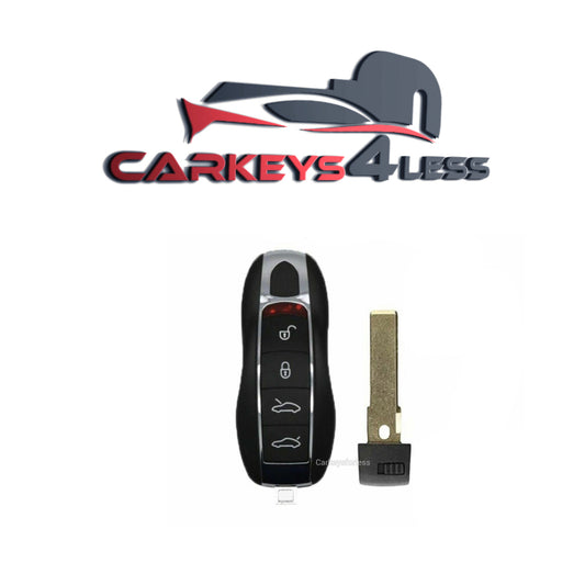 2010-2017 Porsche / 4-Button Smart Key / KR55WK50138 / Porsche Nhyɛn Nhyehyɛe / 315 MHz (AFTERMARKET)