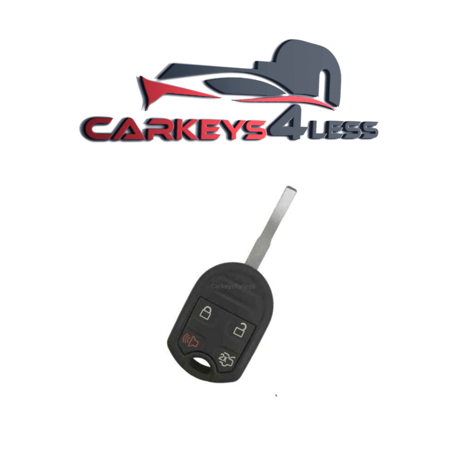 2012-2019 Ford Fiesta / 4-Button Remote Head Key / CWTWB1U793 (AFTERMARKET)