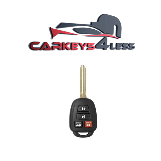 2014-2018 Toyota Camry / 4-Button Remote Head Key / HYQ12BEL (H Chip) (AFTERMARKET)