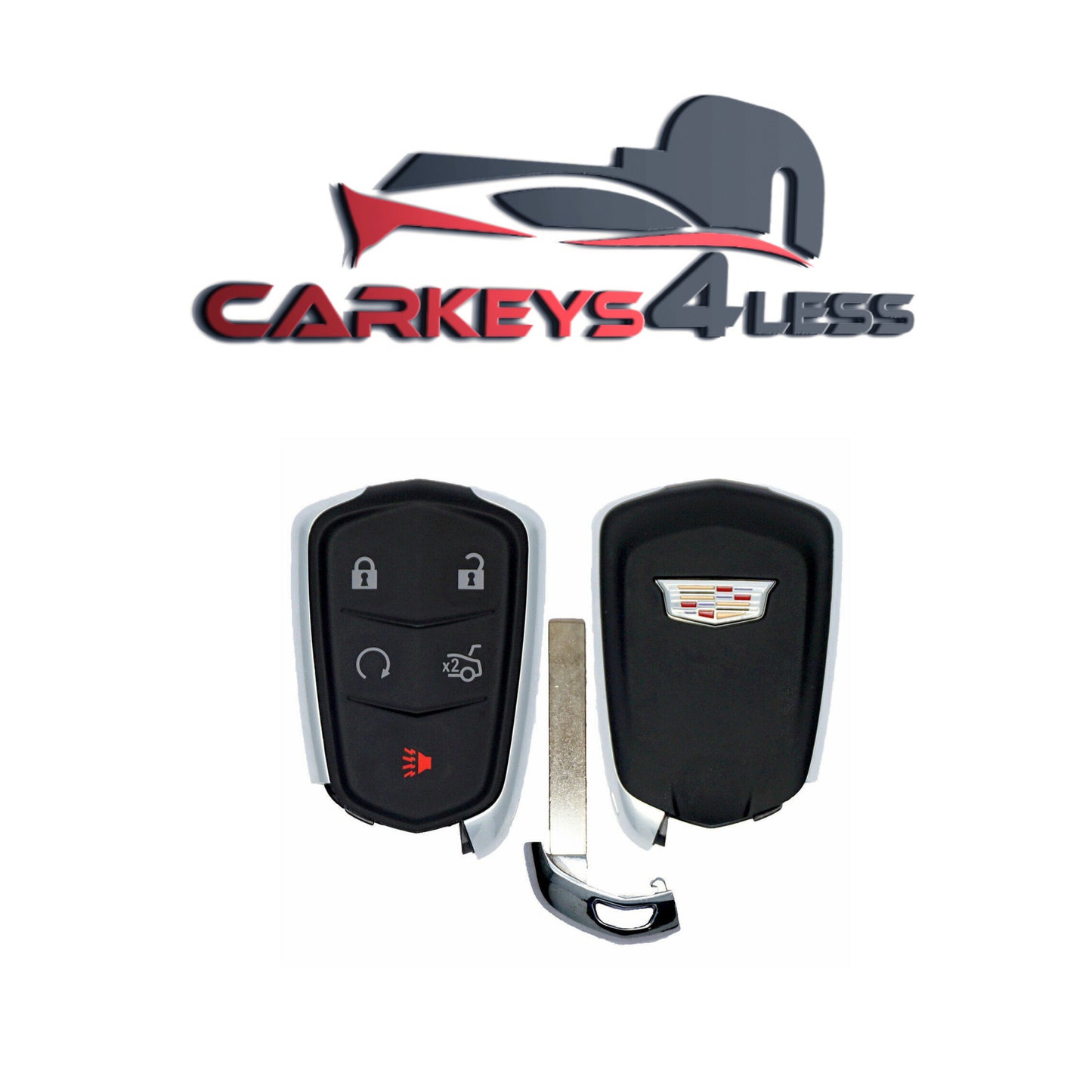 2014-2019 Cadillac ATS CTS XTS / Slimsleutel met 5 knoppies / PN: 13580811 / HYQ2AB (OEM Refurb)