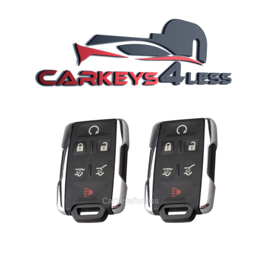 2 pc 2015-2019 Chevrolet / GMC / 6-Button Keyless Entry Remote / PN: 13577766 / M3N32337100 (AFTERMARKET)