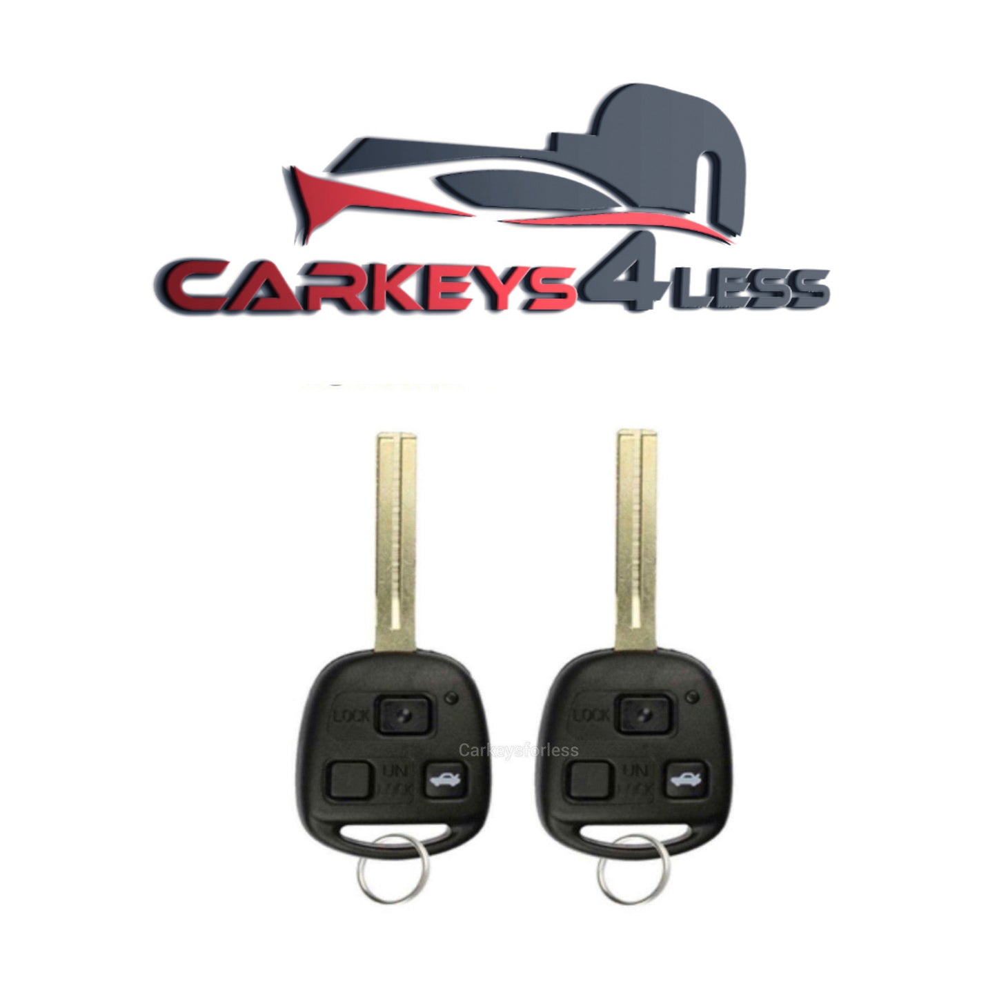 2 pc Lexus 2004-2009 / 3-Button Remote Head Key / HYQ12BBT / (AFTERMARKET)