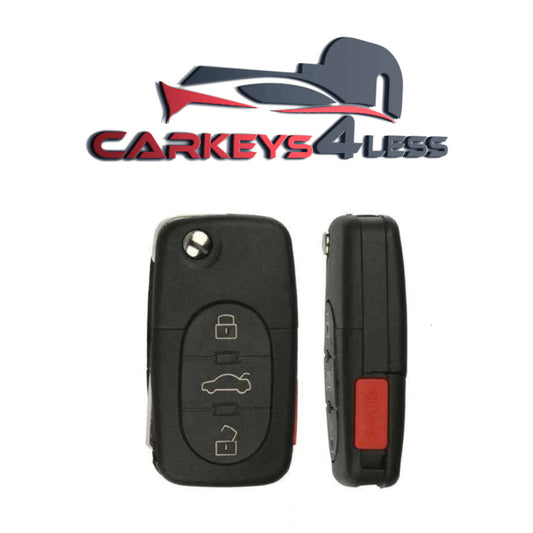 2002-2006 Volkswagen / 4-Button Flip-Key / 1J0959753DC (AKYI AGYINATUO) .