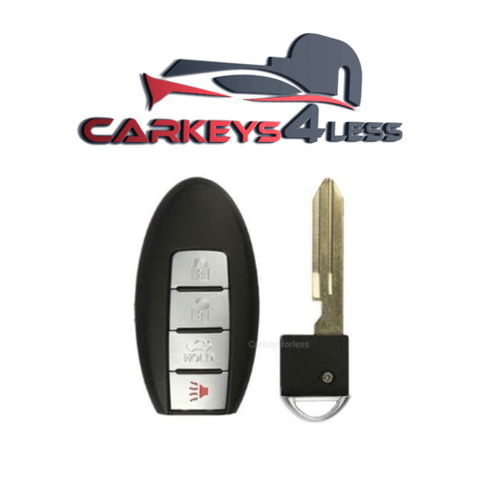 2007-2012 Nissan Maxima / Sentra / 4-Button Smart Key / PN: 285E3-EW81D / CWTWBU735 (AFTERMARKET)