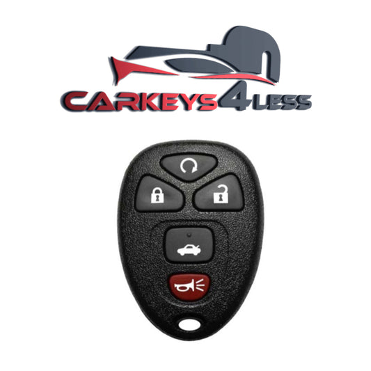 2004-2013 GM / 5-Button Keyless Nhyɛn Akyirikyiri / PN: 22733524 / KOBGT04A (AFTERMARKET) 