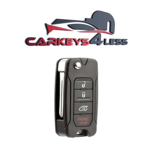 2004-2016 Chrysler Dodge Jeep / 4-New Style Flip key / OHT692427AA (AFTERMARKET)