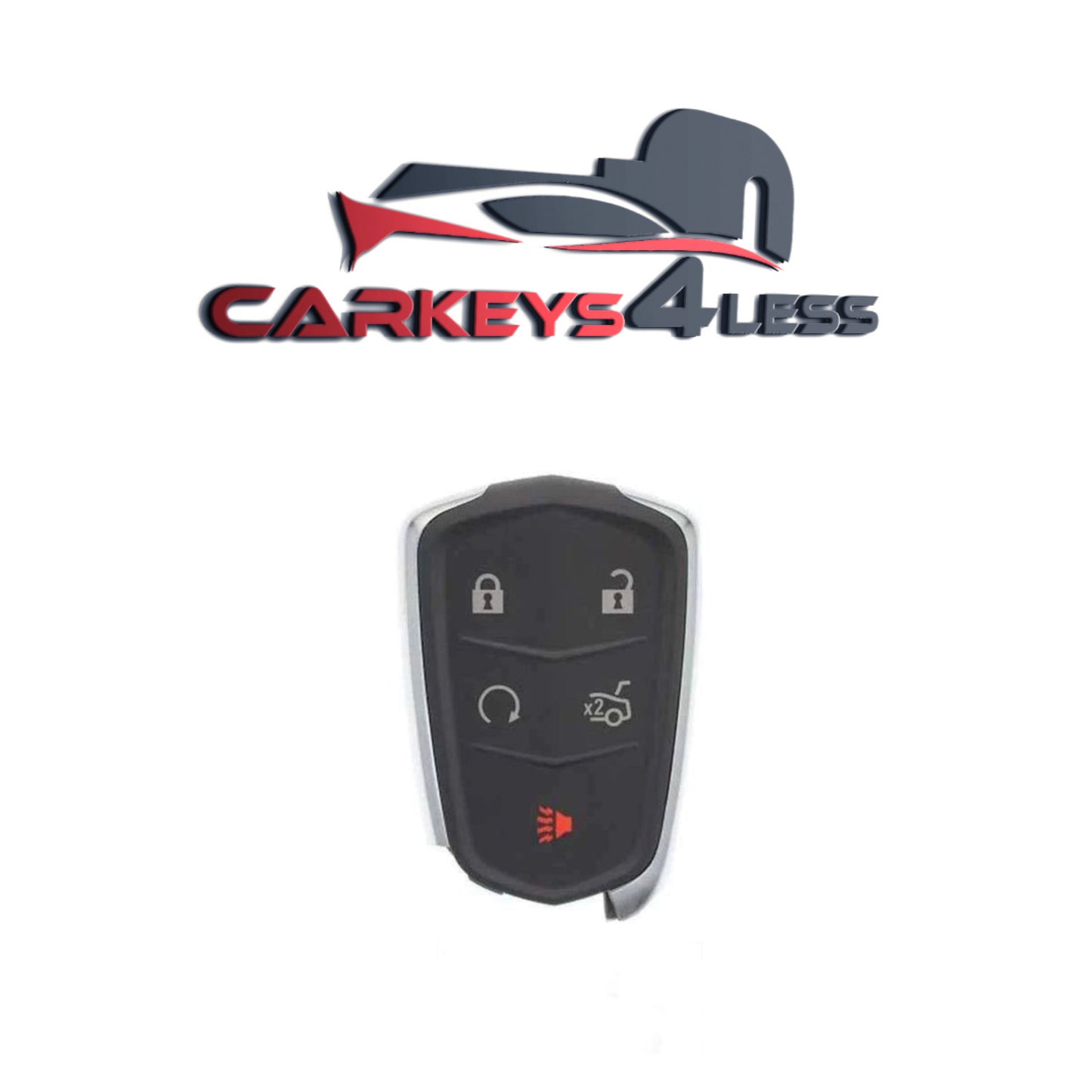 2015-2019 Cadillac XTS ATS CT6 / 5-knoppie slimsleutel / HYQ2EB / 433 MHz met stam (NAMARK)