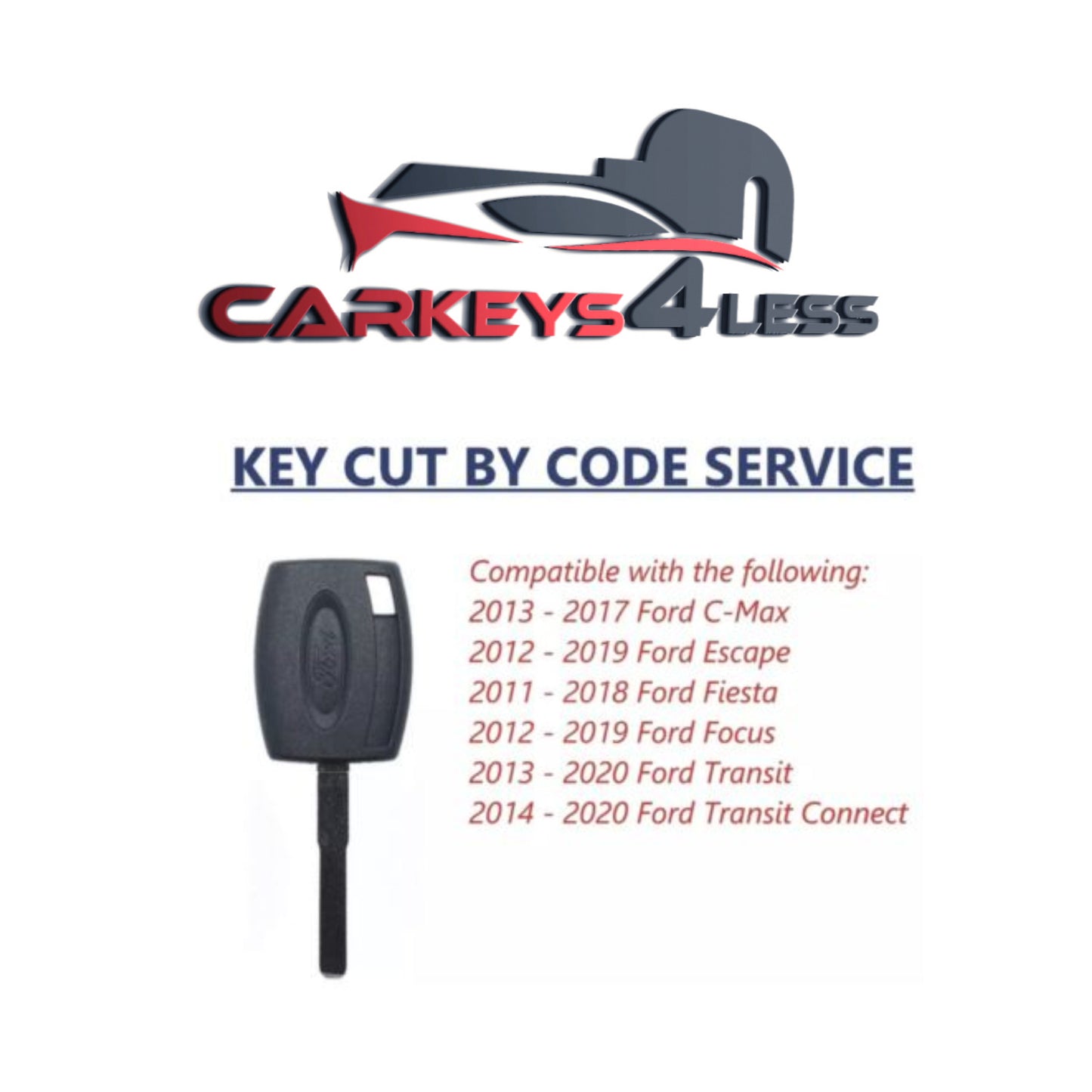 KEY CUT BY CODE SERVICE + H94 Transponder Safoa a Wɔabɔ no Chipped (4D-63 80-Bit) OEM Chip 