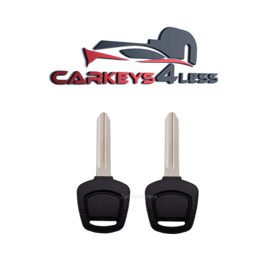 2pc Nissan / Infiniti N102 Transponder Key (AFTERMARKET)