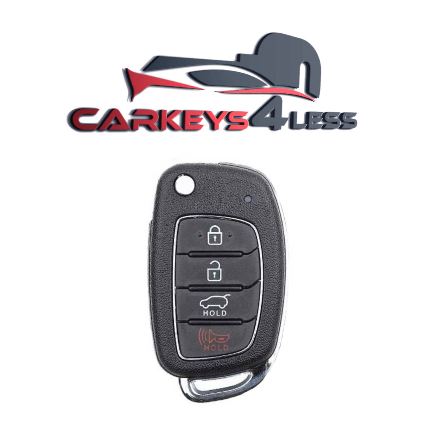 2016-2019 Hyundai Tucson / 4-Button Akyirikyiri Flip Safoa / PN: 95430-D3010 / TQ8-RKE-4F25 / (AFTERMARKET)