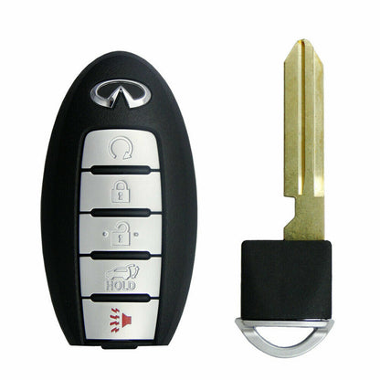 2019 Infiniti QX50 / 4-Button Smart Key w/ Htach / PN: 285E3-5NA3A / KR5TXN1 (OEM Refurb)
